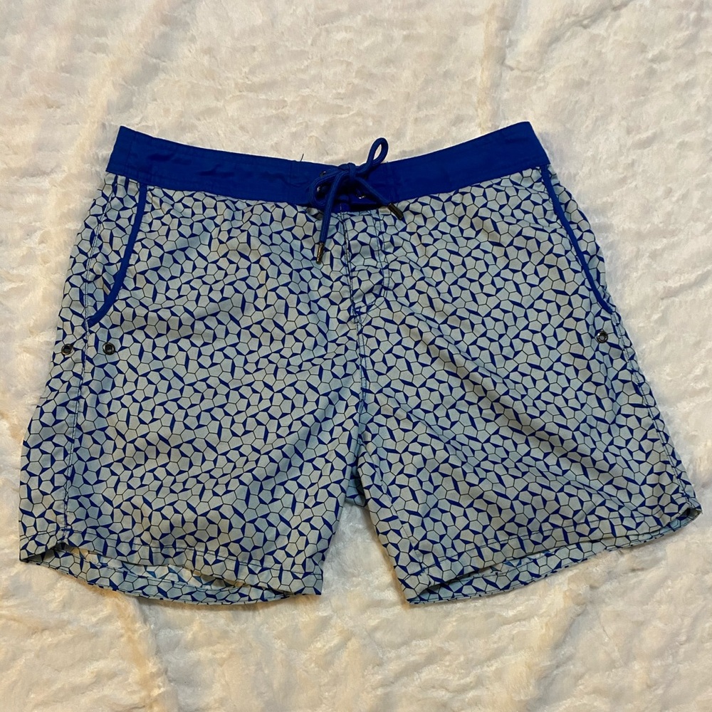 Mr. Swim swimsuit trunks Men Size 32 Blue —NQ